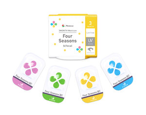 3MONTH Menicon Four Seasons　遠近両用　1次包装＋2次包装 Lactiveロゴ.jpg