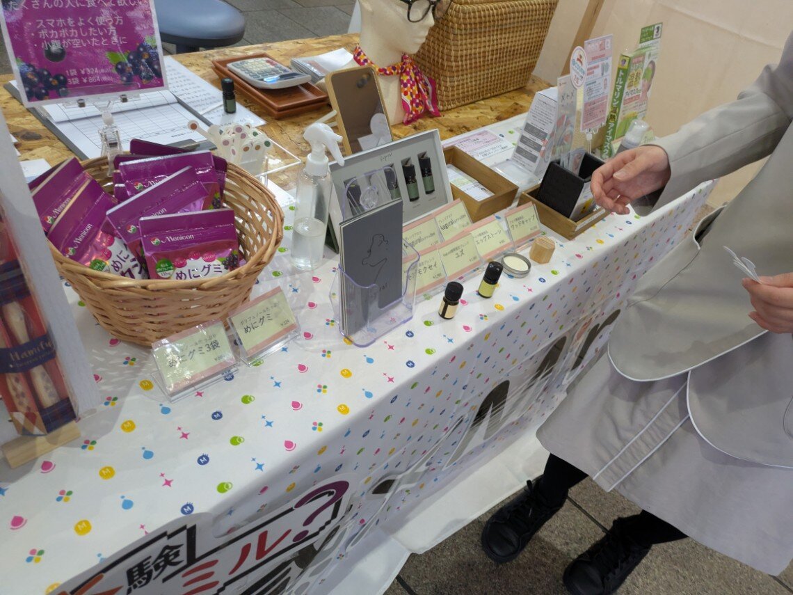 ウーマルシェ2024　MeniconMiru広島本通店ブース