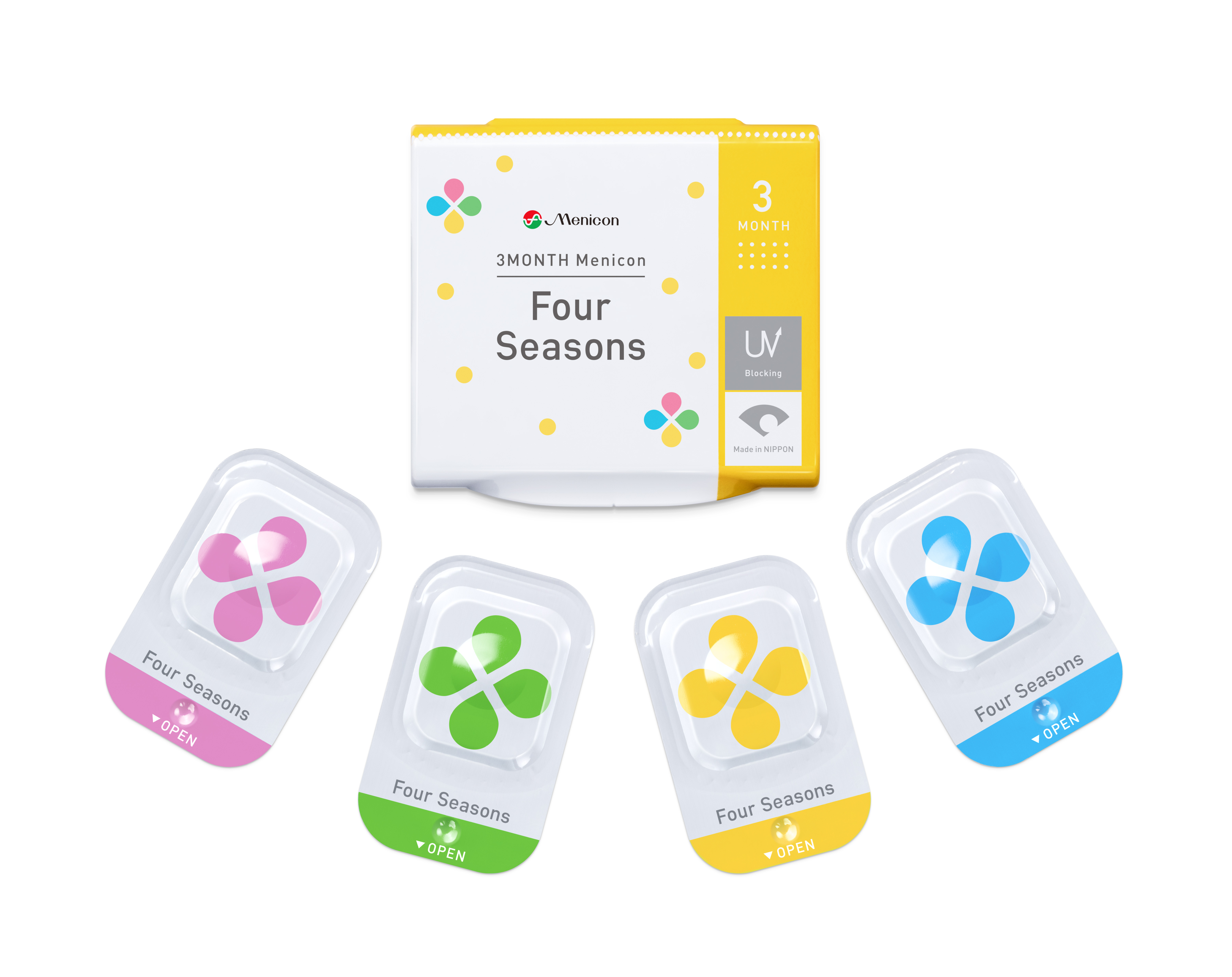 Four Seasons （フォーシーズン）3ヶ月の定期交換型レンズ ｜Menicon Miru 栄店｜コンタクトレンズ販売店のメニコンショップナビ