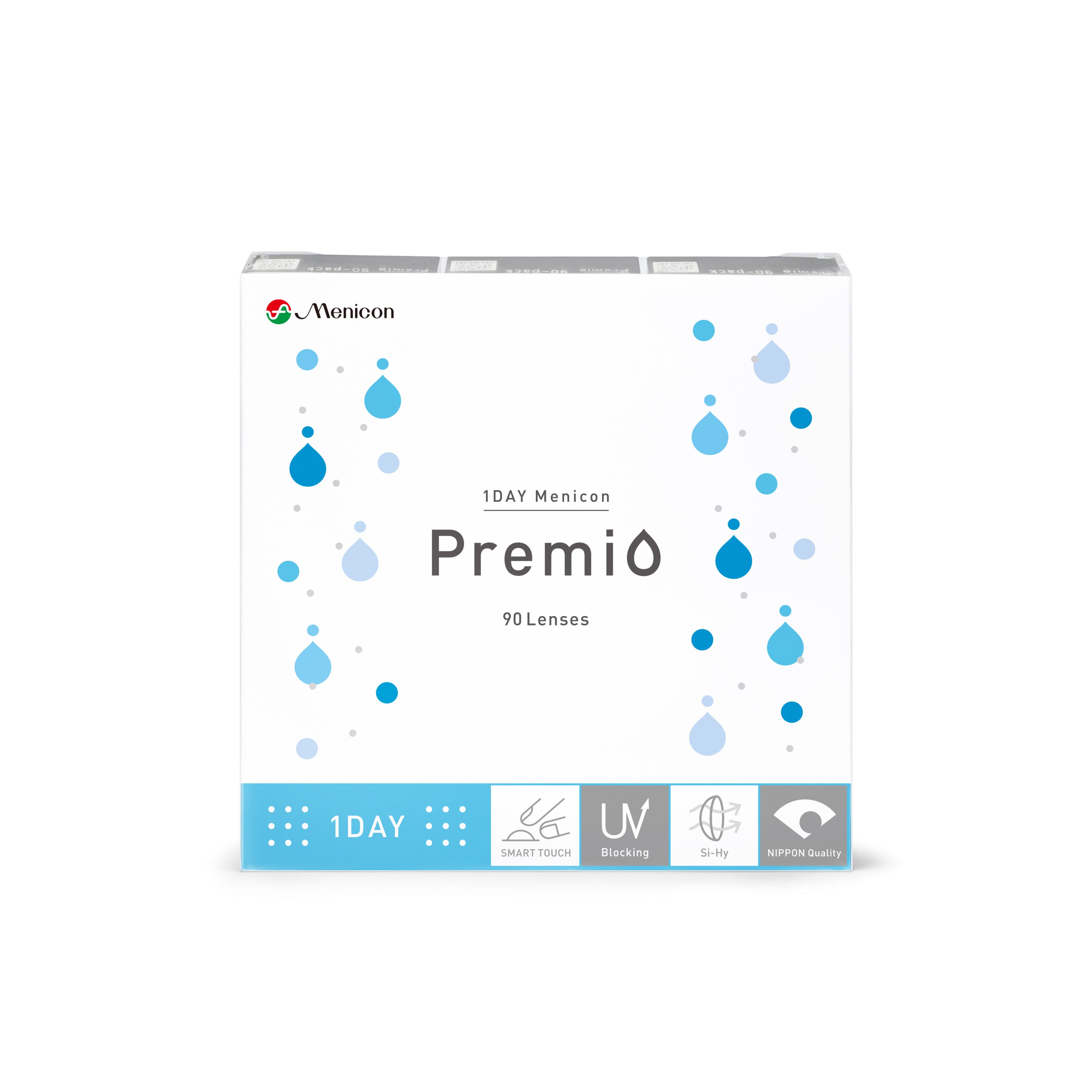 １DAY Menicon　PremiO_90Lenses正面パッケージ.jpg