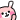 手を振る２うさぎ.gif
